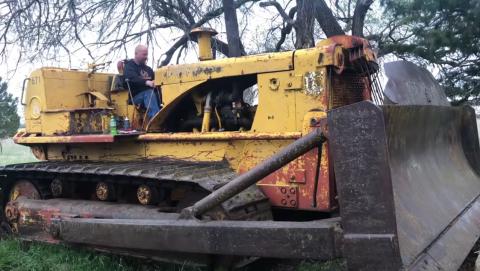 Starting a TD25 Dozer after 20 years of sitting